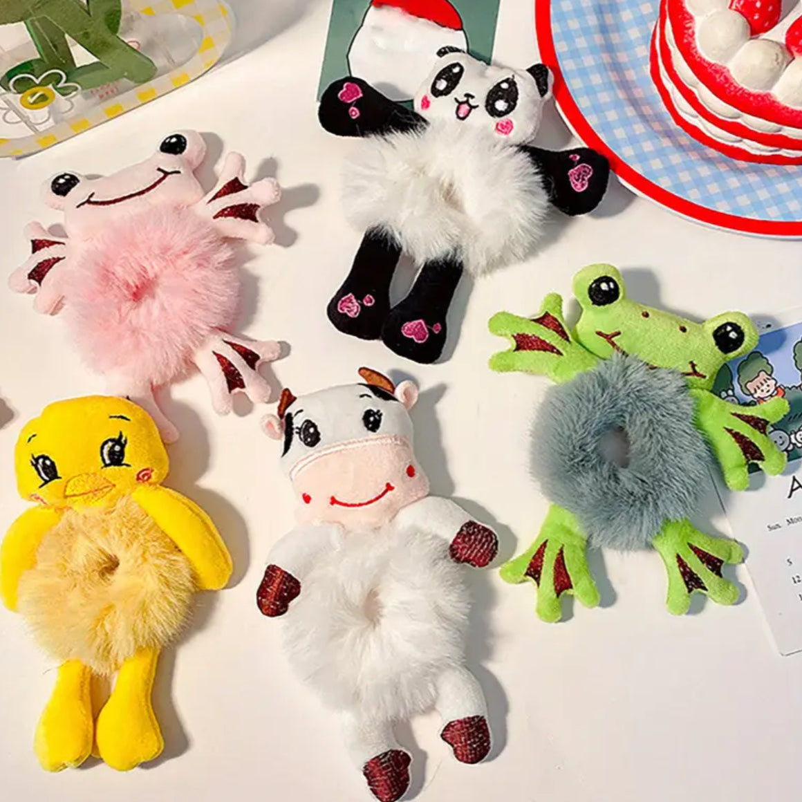 Animal elastic hair bands