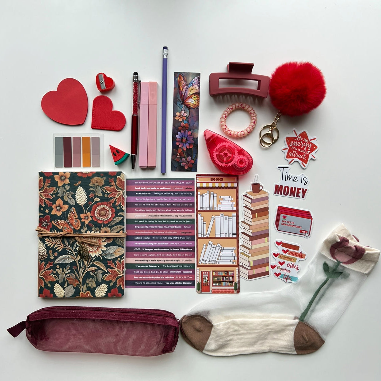 Bookish Bundle BURGUNDY BUTTERFLY