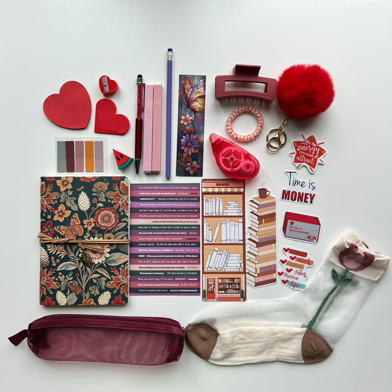 Bookish Bundle BURGUNDY BUTTERFLY