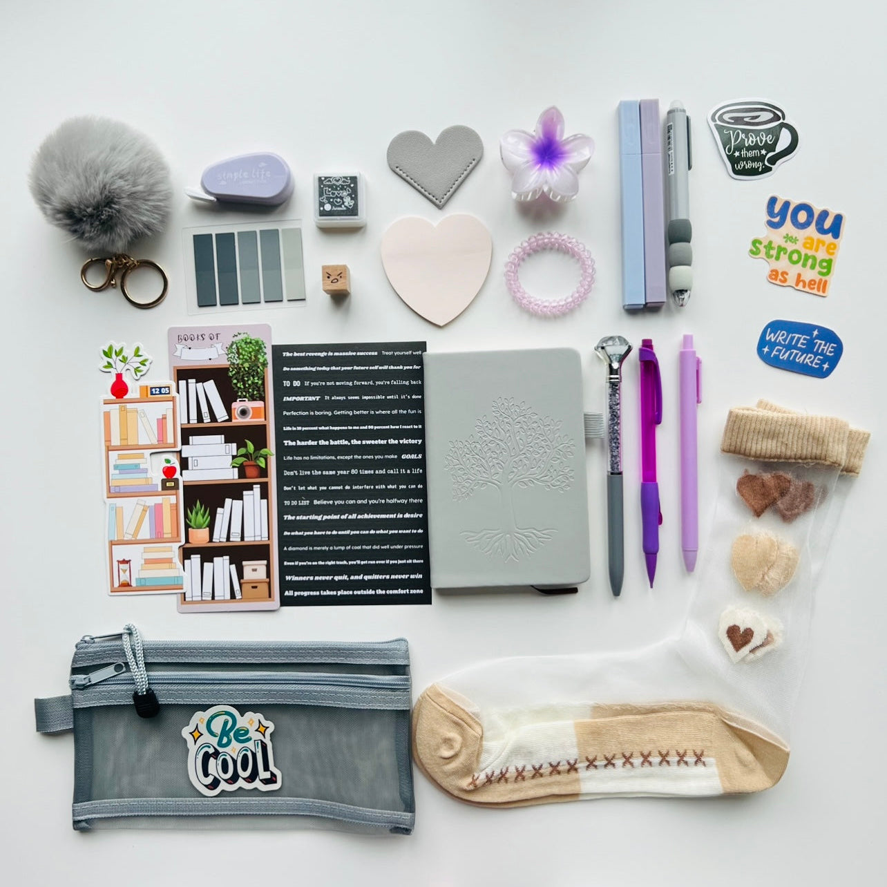 Bookish Bundles Tree Grey