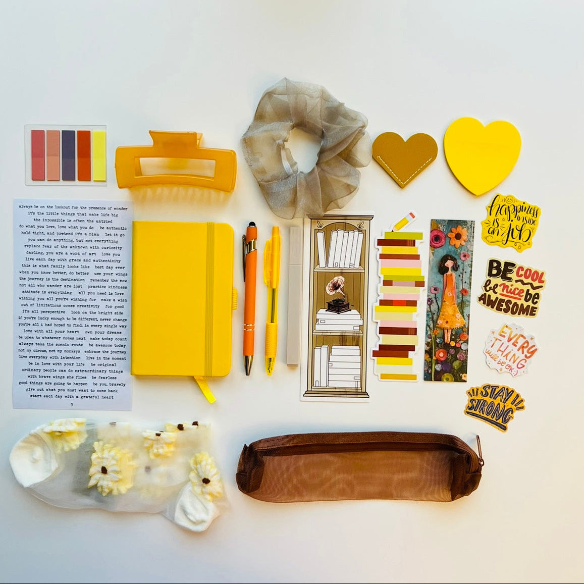 Bookish Bundle A6 Yellow