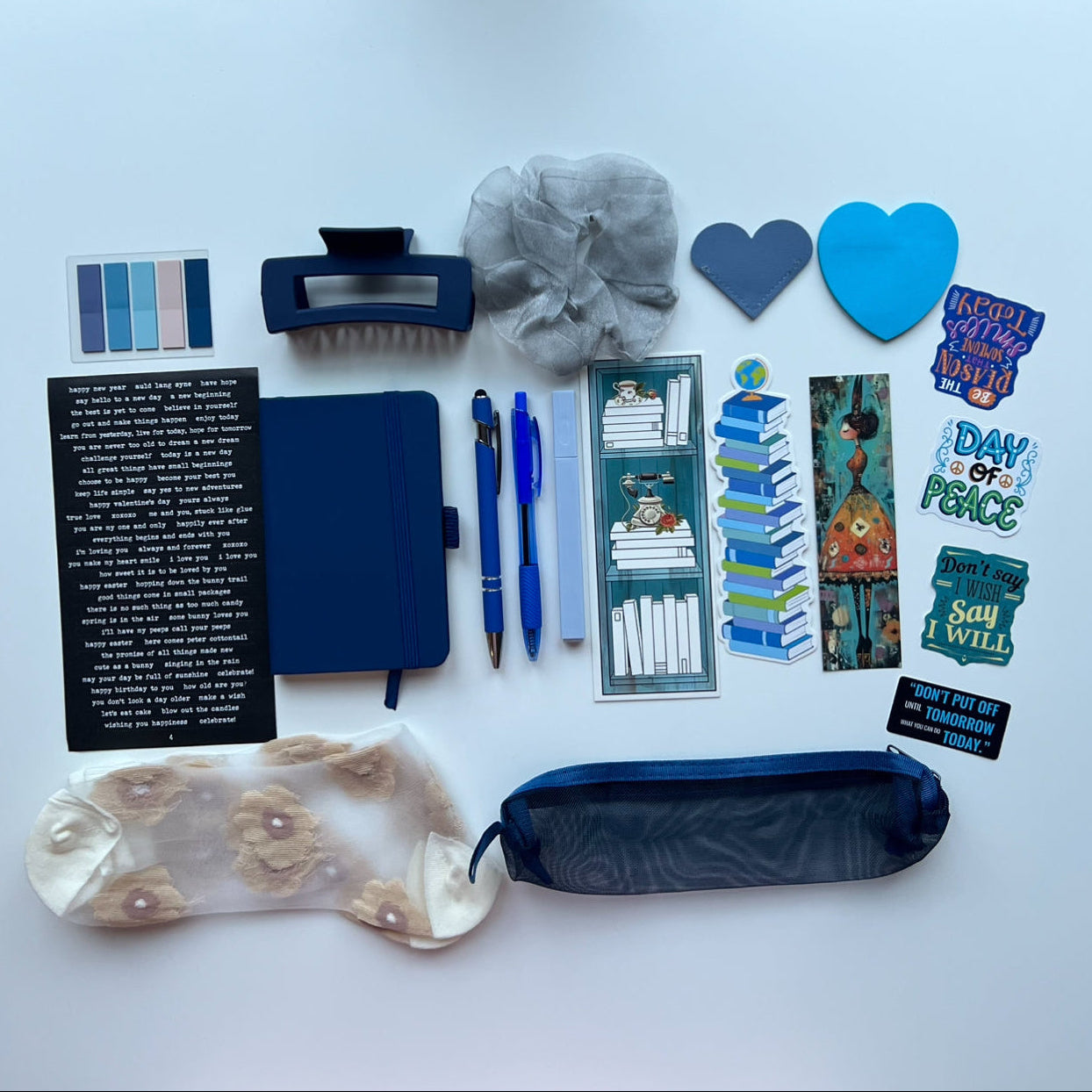 Bookish Bundle A6 Blue