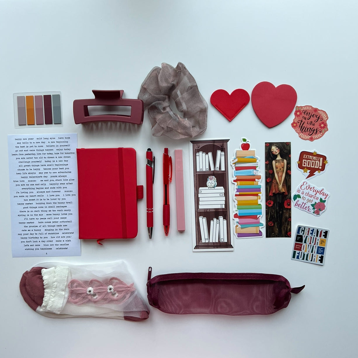 Bookish Bundle A6 Red