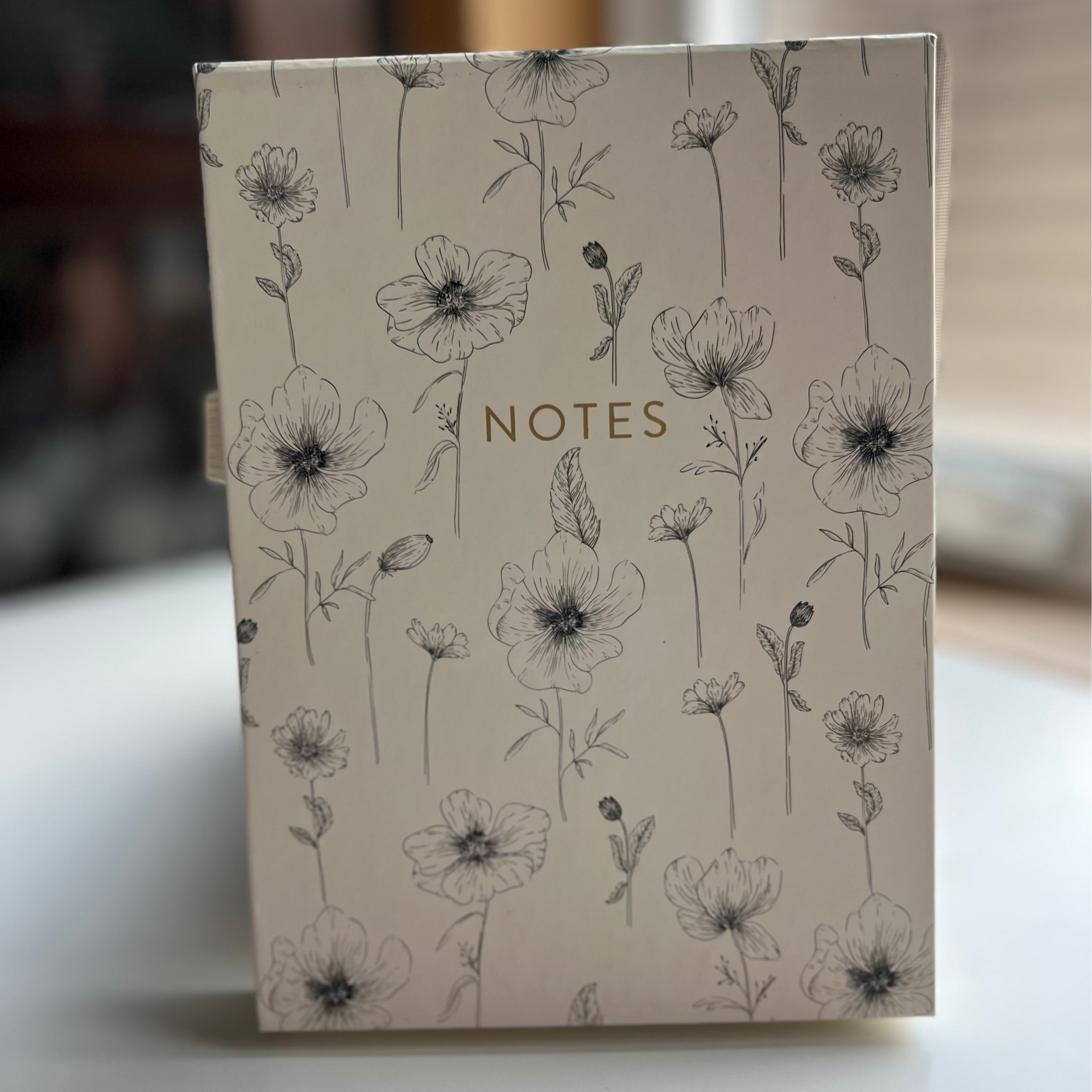 Large Notebook With a Golden Pen