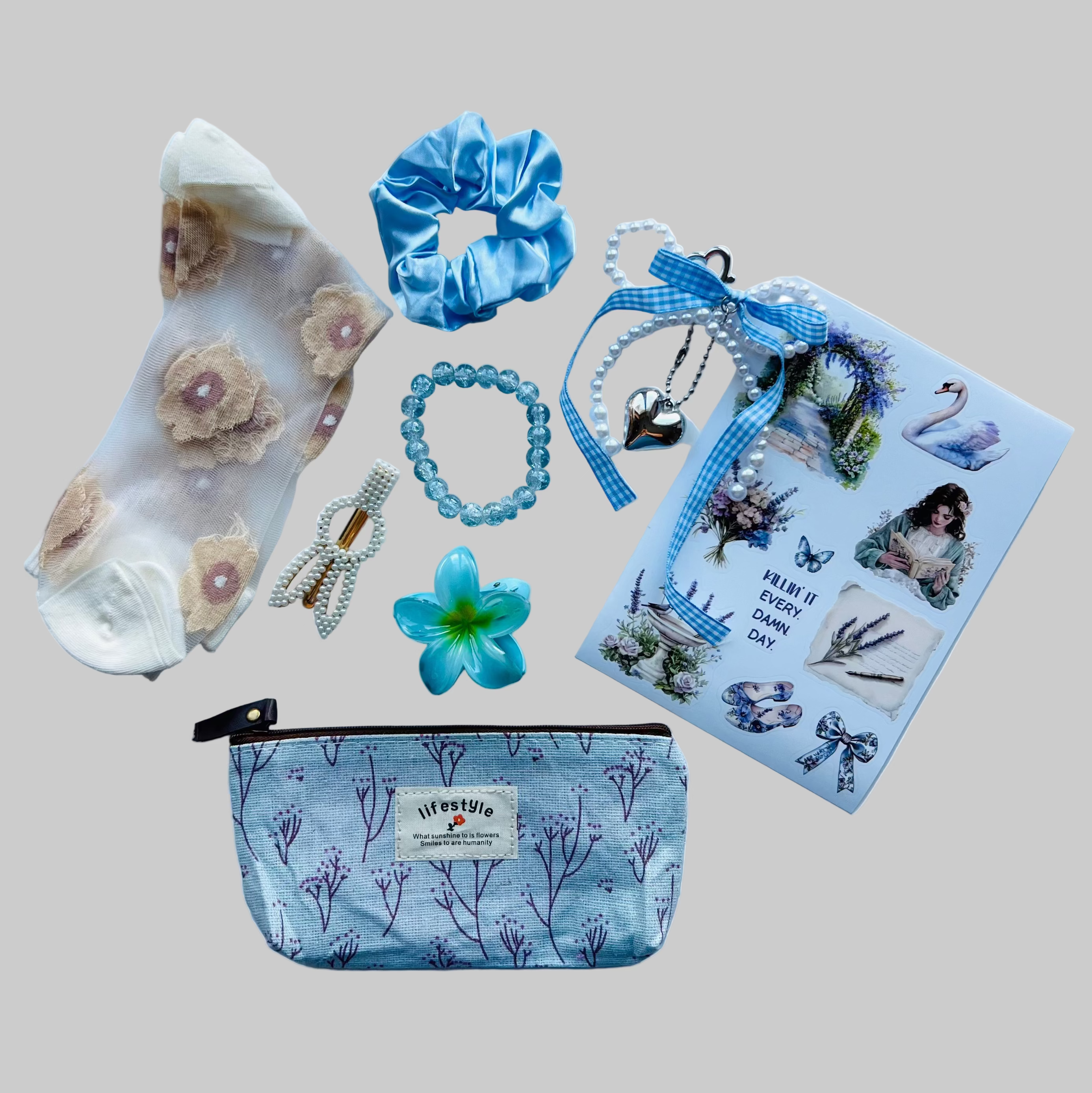 Cute Set For Girls Blue