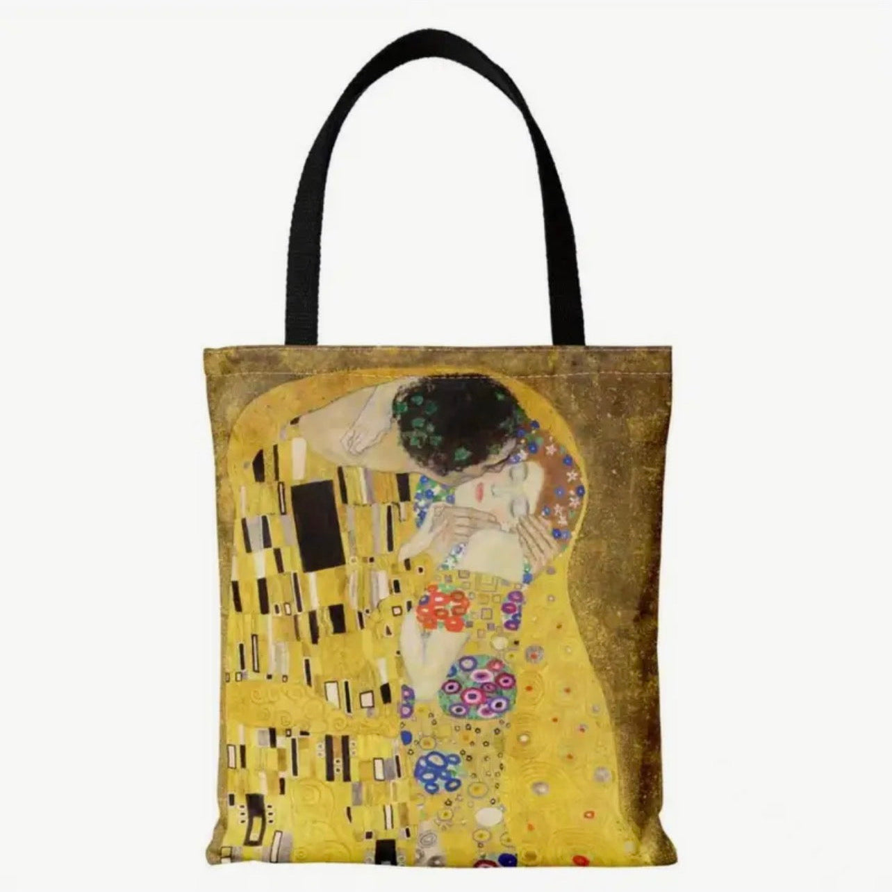 Canvas Tote Bags Vintage  Floral Print